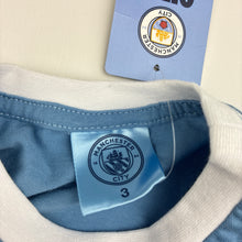 Load image into Gallery viewer, Unisex MANCHESTER CITY, soft feel cotton tee / top, NEW, size 3,  