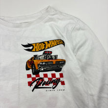 Load image into Gallery viewer, Boys Hot Wheels, white cotton long sleeve tee / top, FUC, size 3,  