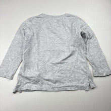 Load image into Gallery viewer, Girls Cotton On, cotton long sleeve tee / top, flip sequin hearts, GUC, size 3,  