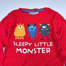 Load image into Gallery viewer, Boys Anko, cotton long sleeve pyjama top, monsters, EUC, size 6,  