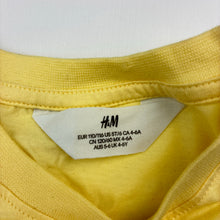 Load image into Gallery viewer, Unisex H&amp;M, soft feel cotton tee / top, EUC, size 5-6,  