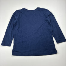 Load image into Gallery viewer, Boys Star Wars, navy cotton long sleeve tee / top, GUC, size 3,  