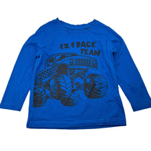 Load image into Gallery viewer, Boys Favourites, cotton long sleeve tee / top, monster truck, GUC, size 4,  