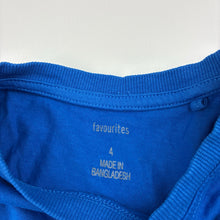 Load image into Gallery viewer, Boys Favourites, cotton long sleeve tee / top, monster truck, GUC, size 4,  