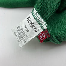 Load image into Gallery viewer, Boys Kickers, green cotton sweater / jumper, armpit to armpit: 39cm, shoulder to cuff: 48cm, GUC, size 9-10,  