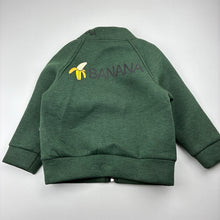 Load image into Gallery viewer, Boys FANNY BABY, green zip up jacket / coat, banana, EUC, size 2,  