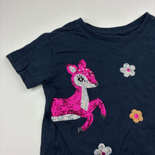Load image into Gallery viewer, Girls Anko, soft feel cotton tee / top, sequins, GUC, size 3,  