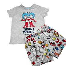 Load image into Gallery viewer, Unisex Dr Seuss, Cat in the Hat Thing 1 Thing 2 pyjamas, EUC, size 3,  