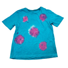 Load image into Gallery viewer, Unisex Favourites, tie dyed organic cotton tee / top, FUC, size 4,  