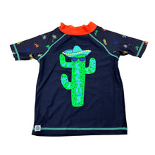 Load image into Gallery viewer, Boys Cancer Council, short sleeve rashie / swim top, FUC, size 3,  