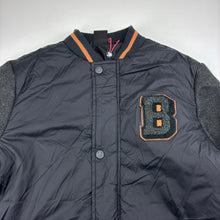 Load image into Gallery viewer, Boys Bauhaus, varsity style bomber jacket, EUC, size 12,  