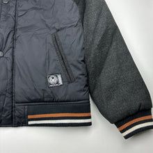 Load image into Gallery viewer, Boys Bauhaus, varsity style bomber jacket, EUC, size 12,  