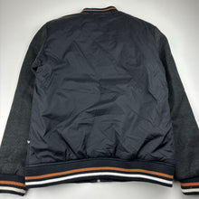 Load image into Gallery viewer, Boys Bauhaus, varsity style bomber jacket, EUC, size 12,  
