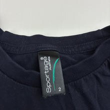 Load image into Gallery viewer, Unisex Sportage Australia, navy cotton tee / top, EUC, size 2,  