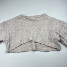 Load image into Gallery viewer, Girls Zara, cropped lightweight sweater / jumper, EUC, size 7,  
