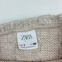 Load image into Gallery viewer, Girls Zara, cropped lightweight sweater / jumper, EUC, size 7,  