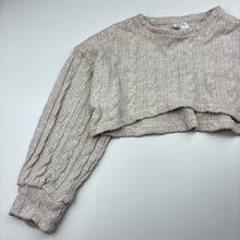 Load image into Gallery viewer, Girls Zara, cropped lightweight sweater / jumper, EUC, size 7,  