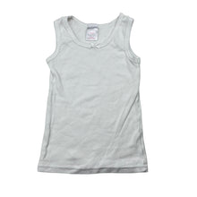 Load image into Gallery viewer, Girls Mango, white ribbed singlet top, EUC, size 4,  
