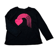Load image into Gallery viewer, Girls Anko, black cotton long sleeve tee / top, EUC, size 4,  