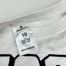 Load image into Gallery viewer, Boys Urban Supply, white cotton long sleeve tee / top, EUC, size 10,  