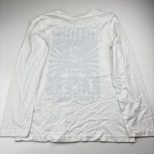 Load image into Gallery viewer, Boys Urban Supply, white cotton long sleeve tee / top, EUC, size 10,  