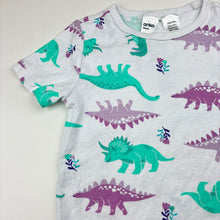 Load image into Gallery viewer, Girls Anko, soft feel stretchy pyjama top, dinosaurs, EUC, size 5,  