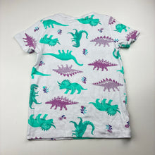 Load image into Gallery viewer, Girls Anko, soft feel stretchy pyjama top, dinosaurs, EUC, size 5,  