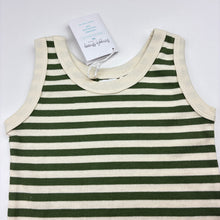 Load image into Gallery viewer, Unisex Snuggle Hunny, organic cotton blend stretchy sleeveless top, NEW, size 2,  