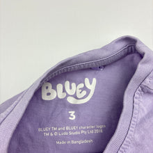 Load image into Gallery viewer, Girls Bluey, cotton tee / top, sequins, FUC, size 3,  