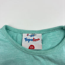 Load image into Gallery viewer, Girls Topolino, t-shirt / top, cat, GUC, size 4,  