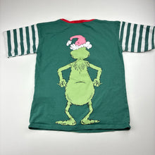 Load image into Gallery viewer, Unisex Cotton On, Dr Seuss The Grinch pyjama tee / top, wash fade, FUC, size 7,  