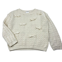 Load image into Gallery viewer, Girls Mango, knitted cotton sweater / jumper, GUC, size 7,  