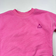 Load image into Gallery viewer, Girls Bonds, EXPLORER fleece sweater / jumper, light marks on cuffs, FUC, size 3,  