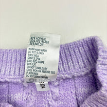 Load image into Gallery viewer, Girls Anko, purple knitted cardigan, EUC, size 1,  