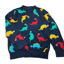 Load image into Gallery viewer, Boys Milkshake, soft feel knitted cotton sweater / jumper, dinosaurs, EUC, size 8,  
