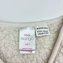 Load image into Gallery viewer, Girls Mango, teddy fleece vest, GUC, size 3,  