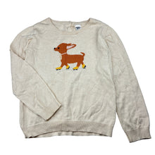Load image into Gallery viewer, Girls Anko, soft feel knitted cotton sweater / jumper, dog, EUC, size 8,  