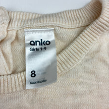 Load image into Gallery viewer, Girls Anko, soft feel knitted cotton sweater / jumper, dog, EUC, size 8,  