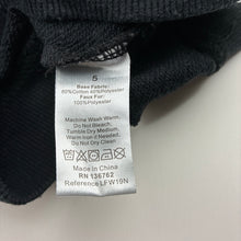 Load image into Gallery viewer, Girls Andy &amp; Evan, black sweater / jumper, faux fur pockets, L: 47cm, GUC, size 5,  