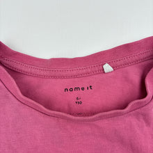 Load image into Gallery viewer, Girls Name It, stretchy long sleeve tee / top, GUC, size 5,  