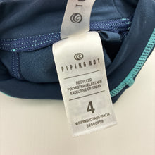 Load image into Gallery viewer, Boys Piping Hot, fleece lined long sleeve rashie / swim top, FUC, size 4,  