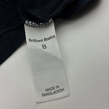 Load image into Gallery viewer, Boys Brilliant Basics, black cotton tee / top, GUC, size 8,  