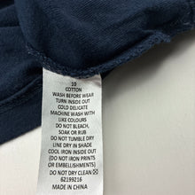 Load image into Gallery viewer, Unisex Lonsdale, navy cotton tee / top, GUC, size 10,  