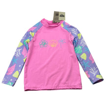 Load image into Gallery viewer, Girls Wave Zone, long sleeve rashie / swim top, NEW, size 3,  