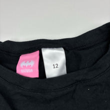 Load image into Gallery viewer, Girls DC Comics, Batman Batgirl cotton long sleeve top, EUC, size 12,  