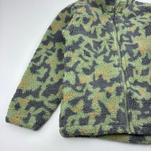 Load image into Gallery viewer, Boys KID, camo print fleece zip up sweater, GUC, size 7,  