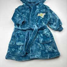 Load image into Gallery viewer, Boys Disney, Toy Story fleece dressing gown / bath robe, EUC, size 1,  