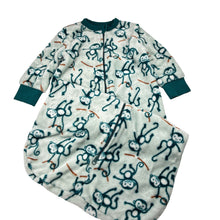 Load image into Gallery viewer, Unisex Baby Berry, fleece sleeping bag, monkeys, L: 80cm, GUC, size 2,  