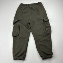 Load image into Gallery viewer, Boys Zara, khaki cargo pants, elasticated, Inside leg: 32.5cm, EUC, size 2-3,  