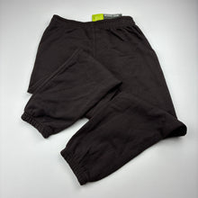 Load image into Gallery viewer, Unisex SCHOOL ZONE, brown fleece lined track pants, Inside leg: 53cm, NEW, size 6,  